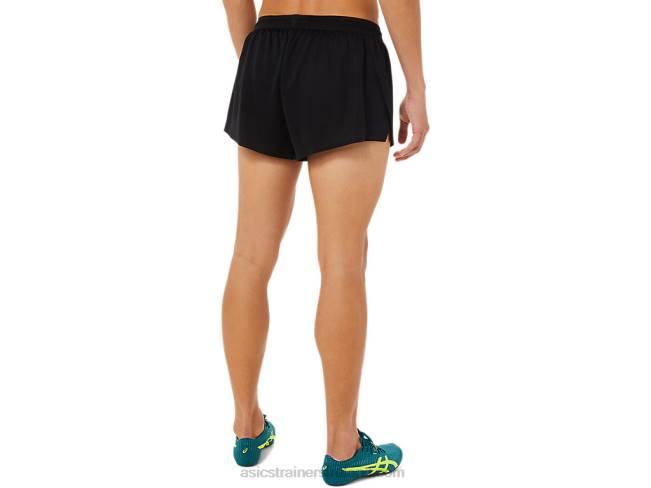 Men\s Light Knit Short Performance Black Asics XXPD1446