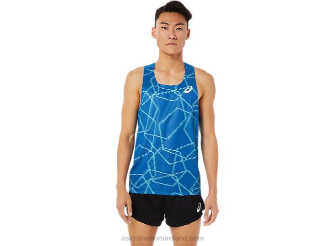 Mens Light Mesh Singlet Lake Drive Asics XXPD1397