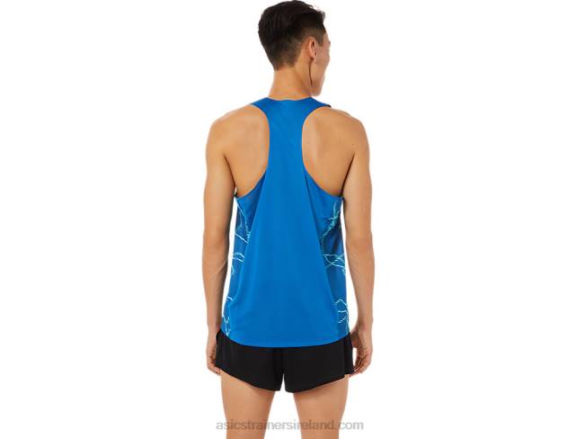 Men\s Light Mesh Singlet Lake Drive Asics XXPD1397