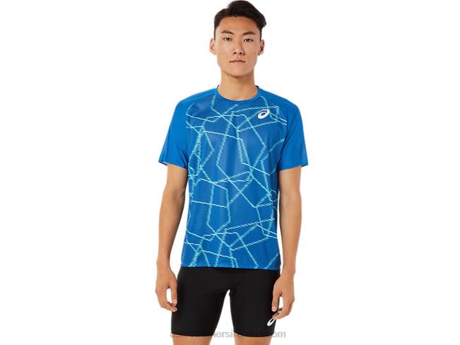 Mens Light Short Sleeve Top Lake Drive Asics XXPD1443