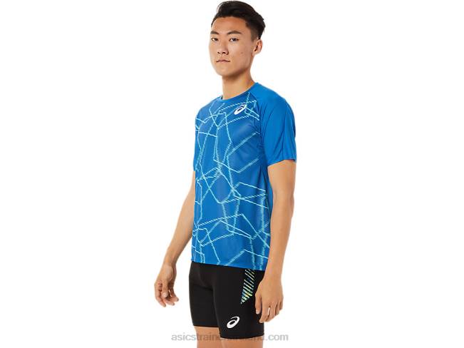 Men\s Light Short Sleeve Top Lake Drive Asics XXPD1443