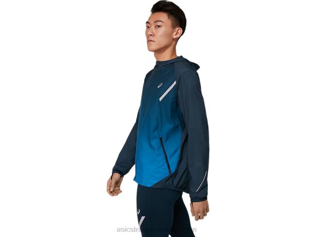 Men\s Lite-Show Jacket French Blue/Electric Blue Asics XXPD1673