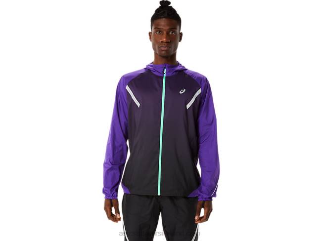 Mens Lite-Show Jacket Grape Jam/Performance Black Asics XXPD855