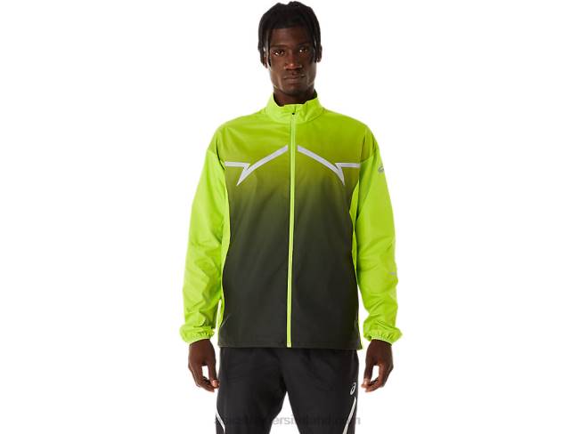 Mens Lite-Show Jacket Lime Zest/Performance Black Asics XXPD238