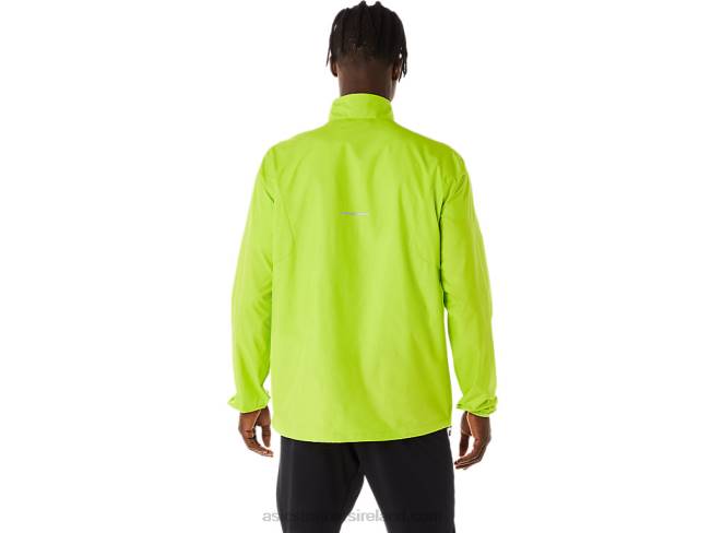 Men\s Lite-Show Jacket Lime Zest/Performance Black Asics XXPD238