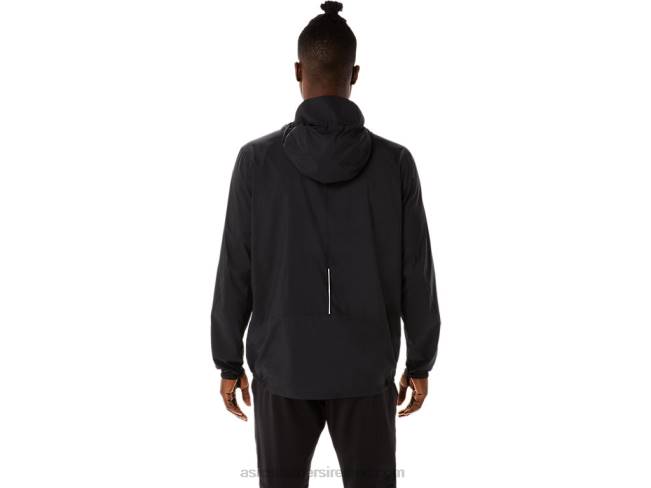 Men\s Lite-Show Jacket Performance Black/Velvet Pine Asics XXPD832