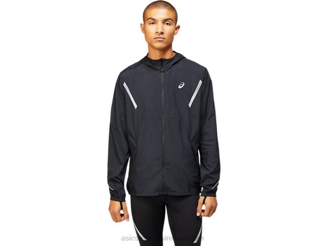 Mens Lite-Show Jacket Solid Performance Black Asics XXPD1670