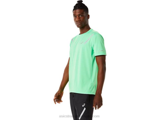 Men\s Lite-Show Short Sleeve Top New Leaf Asics XXPD859