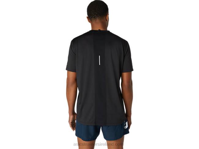 Men\s Lite-Show Short Sleeve Top Performance Black Asics XXPD1671