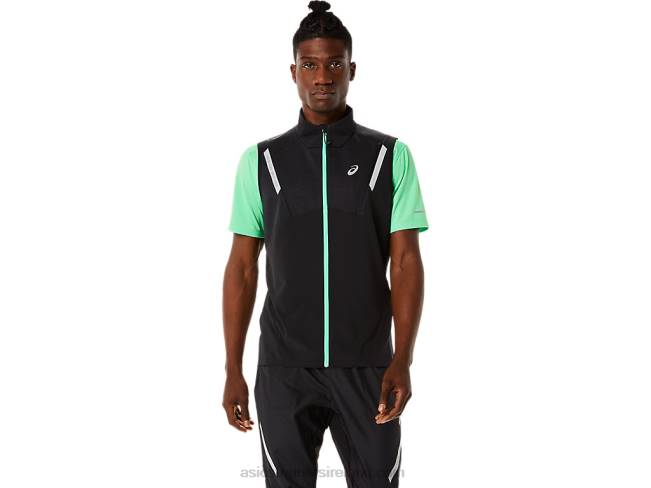 Mens Lite-Show Vest Performance Black Heather Asics XXPD884