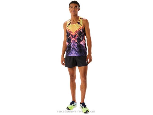 Men\s Marathon Singlet Light Orange/Orange Pop/Amethyst Asics XXPD252