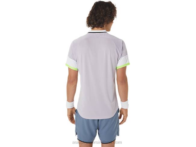 Men\s Match Polo-Shirt Dusk Violet/Soft Sky Asics XXPD550