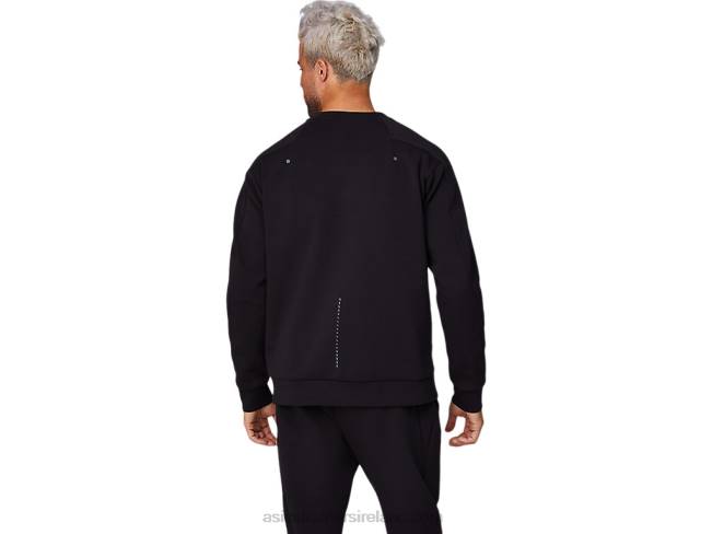 Men\s Mobility Knit Crew Performance Black Asics XXPD1667