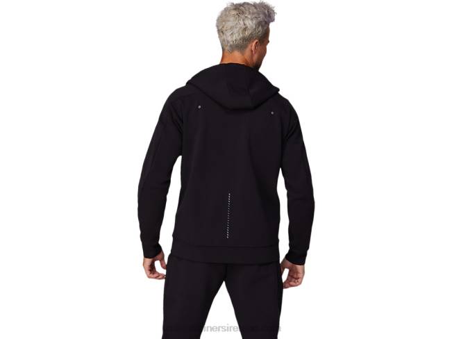 Men\s Mobility Knit Full Zip Hoodie Performance Black Asics XXPD1679