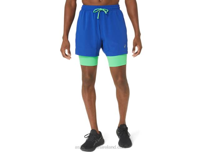 Mens New Strong Repurposed Run Short Royal/Track Asics XXPD20