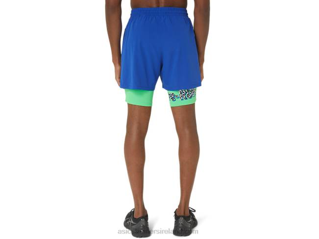 Men\s New Strong Repurposed Run Short Royal/Track Asics XXPD20