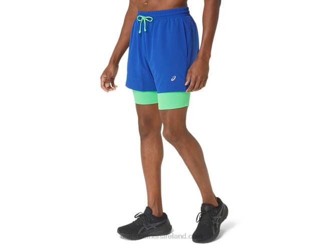 Men\s New Strong Repurposed Run Short Royal/Track Asics XXPD20