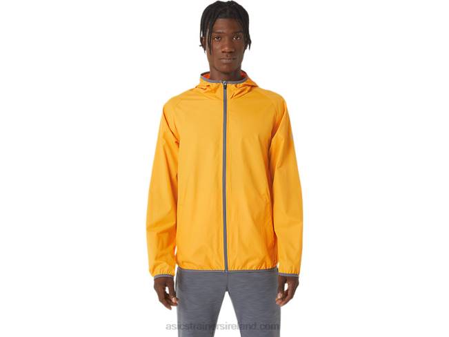 Mens Packable Jacket Amber/Metropolis Asics XXPD1043