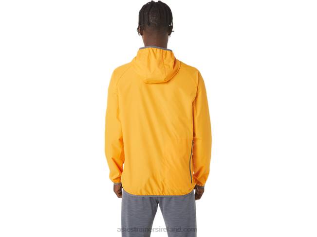 Men\s Packable Jacket Amber/Metropolis Asics XXPD1043