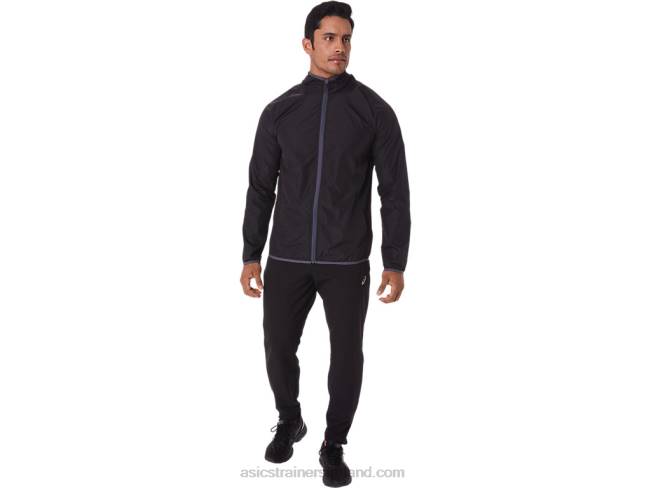 Men\s Packable Jacket Performance Black Asics XXPD1793