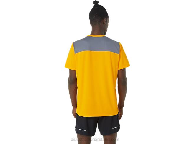 Men\s Pr Lyte Short Sleeve Amber/Metropolis Asics XXPD1081