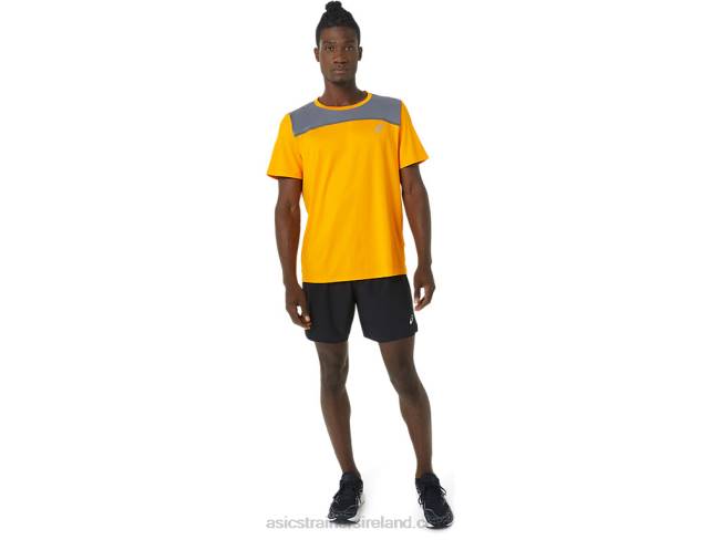 Men\s Pr Lyte Short Sleeve Amber/Metropolis Asics XXPD1081