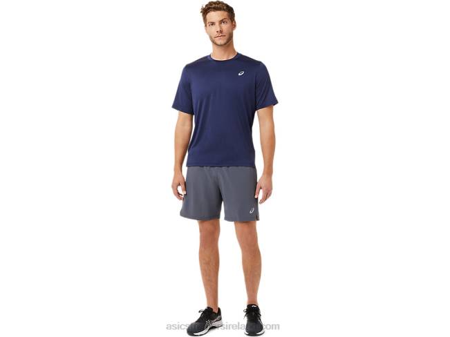 Men\s Pr Lyte Short Sleeve Peacoat Asics XXPD2031