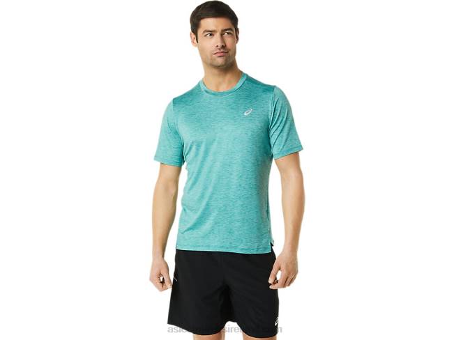 Mens Pr Lyte Short Sleeve Sage Heather Asics XXPD1363