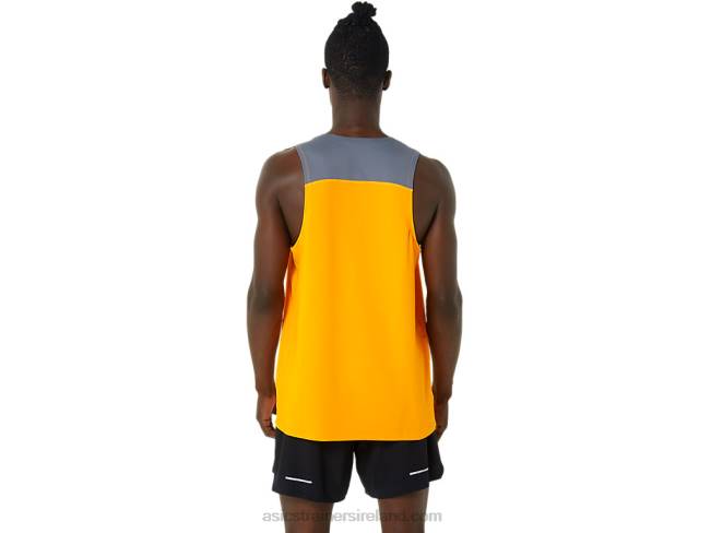 Men\s Pr Lyte Singlet Amber/Metropolis Asics XXPD1035