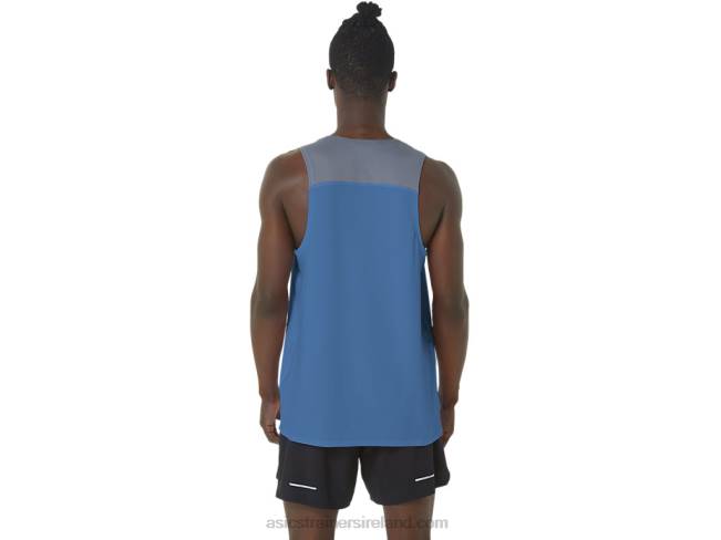 Men\s Pr Lyte Singlet Azure/Metropolis Asics XXPD1120