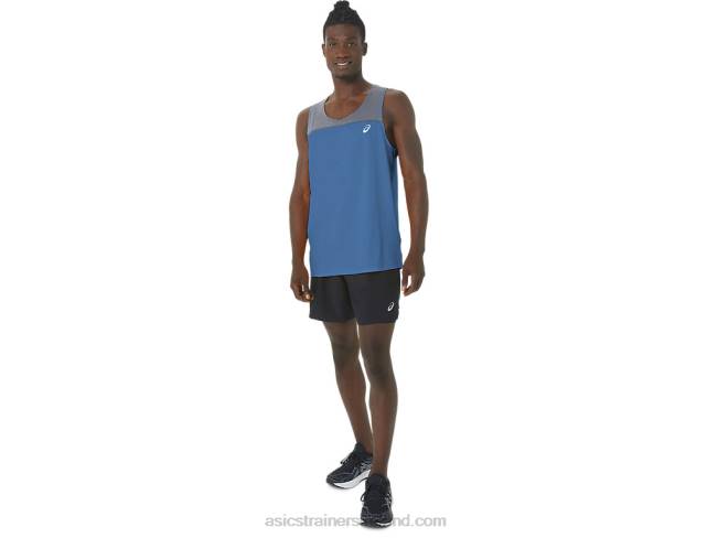 Men\s Pr Lyte Singlet Azure/Metropolis Asics XXPD1120