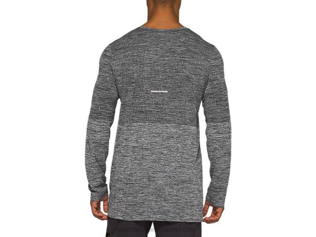 Men\s Race Seamless Long Sleeve Performance Black Asics XXPD2048