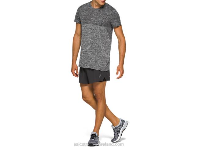 Men\s Race Seamless Short Sleeve Performance Black Asics XXPD2047