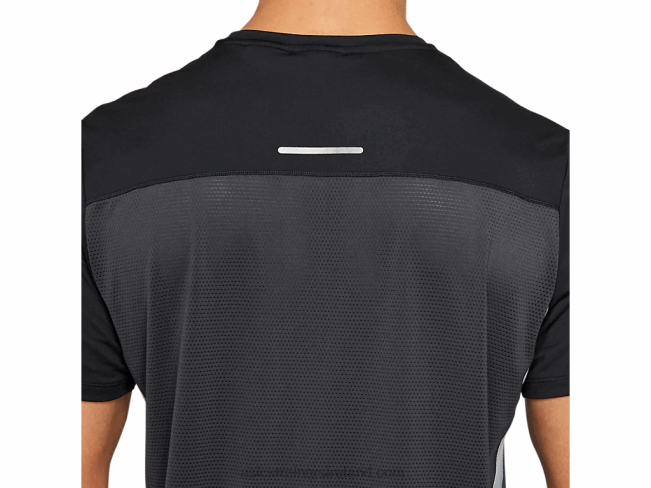 Men\s Race Short Sleeve Top Graphite Grey/Performance Black Asics XXPD2052