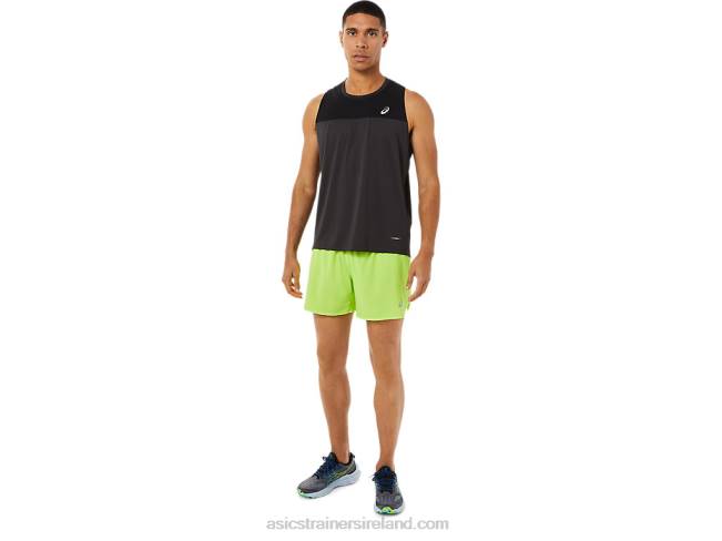 Men\s Race Singlet Performance Black/Graphite Grey Asics XXPD1393