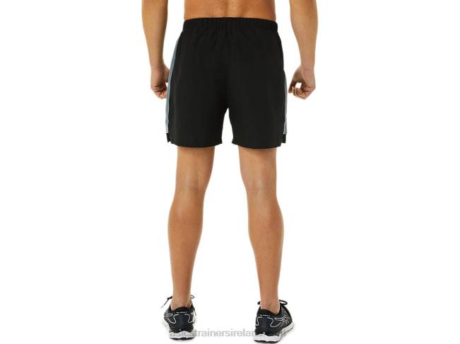 Men\s Ready Set 5in Short Performance Black Asics XXPD937