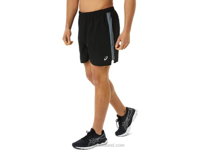 Men\s Ready Set 5in Short Performance Black Asics XXPD937