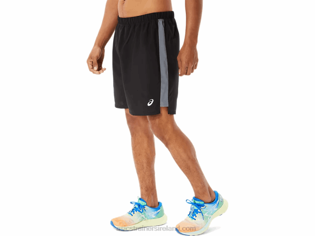 Men\s Ready-Set 7in Short Lam Performance Black Asics XXPD1344