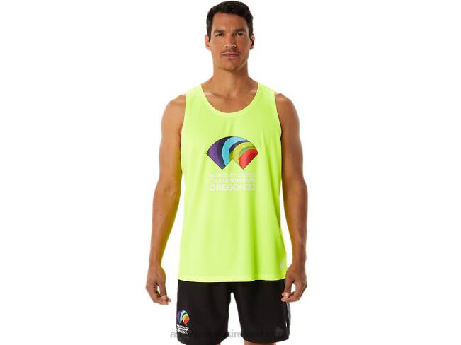 Mens Ready-Set II Singlet Wch Safety Yellow Asics XXPD1290