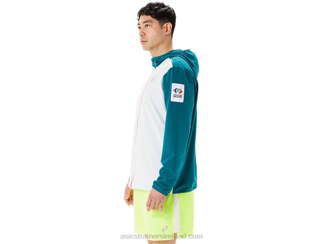 Men\s Ready-Set Jacket Color Block Wch Multi Asics XXPD1279