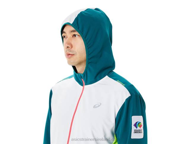 Men\s Ready-Set Jacket Color Block Wch Multi Asics XXPD1279