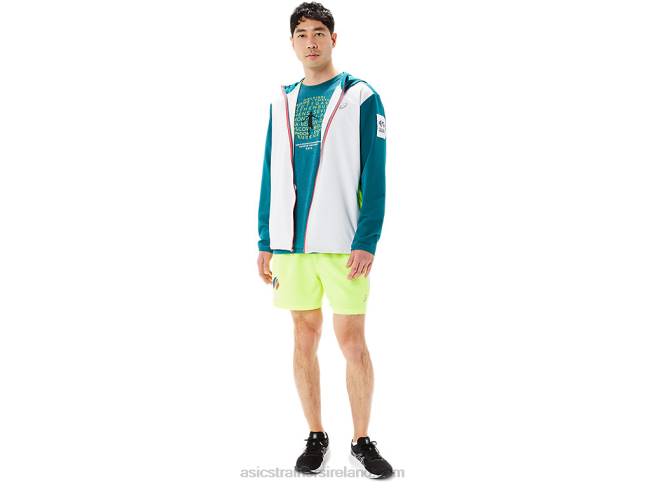 Men\s Ready-Set Jacket Color Block Wch Multi Asics XXPD1279