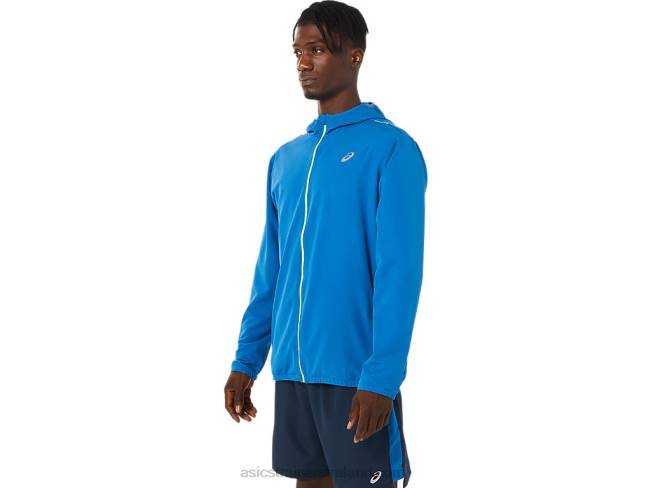 Men\s Ready-Set Jacket Lake Drive/Hazard Green Asics XXPD1400