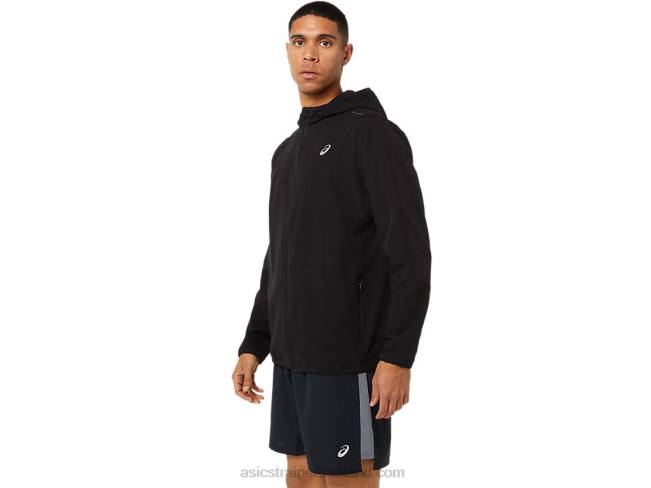 Men\s Ready-Set Jacket Performance Black Asics XXPD1394