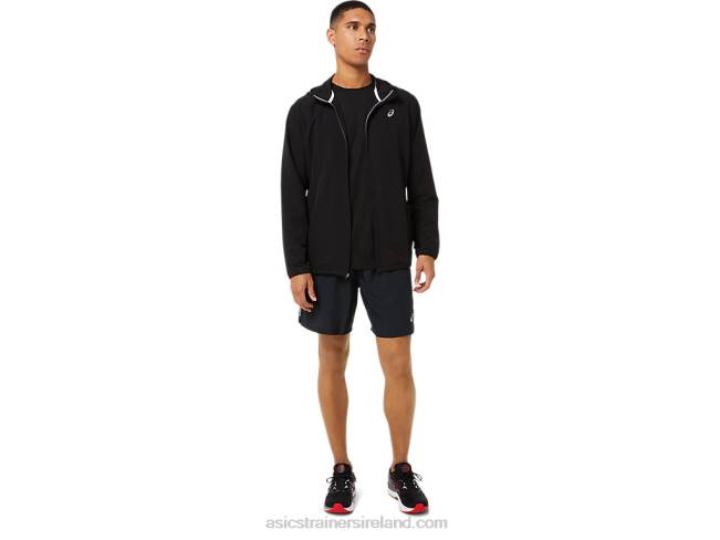 Men\s Ready-Set Jacket Performance Black Asics XXPD1394