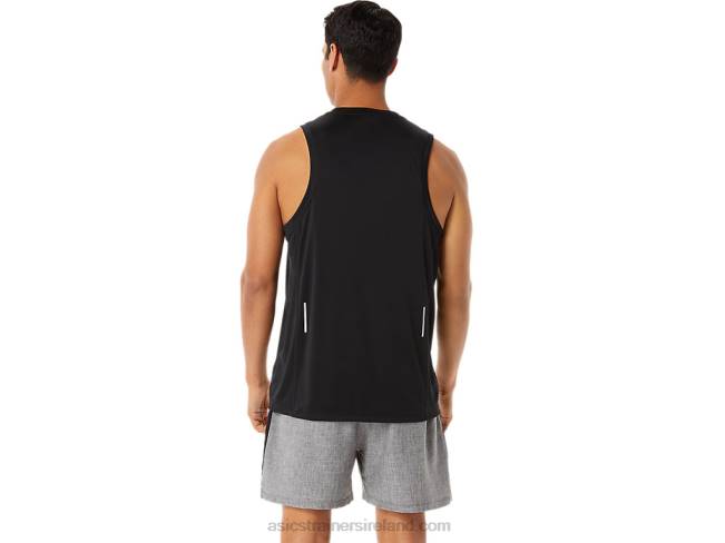 Men\s Ready-Set Lyte Singlet Performance Black Asics XXPD311