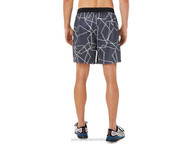 Men\s Seasonal All Over Print Shorts Carrier Grey Asics XXPD1436