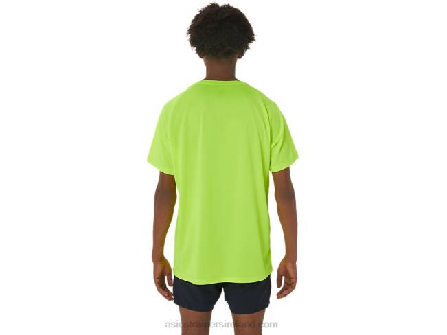 Men\s Shoes Graphic Short Sleeve Top Safety Yellow Asics XXPD279