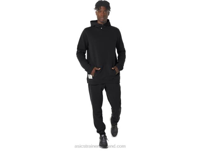 Men\s Sunday Fleece Hoodie Performance Black Asics XXPD15