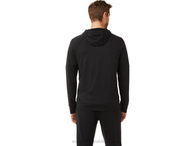 Men\s Tech Full Zip Hoodie Performance Black Asics XXPD2029